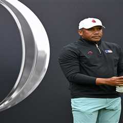 The Open star who learned to play golf with a broom handle can’t go back to his homeland over..