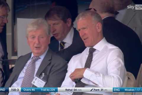 Fans can’t believe who former England manager Roy Hodgson sat next to at Lord’s for England vs..