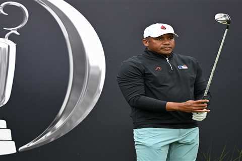 The Open star who learned to play golf with a broom handle can’t go back to his homeland over..