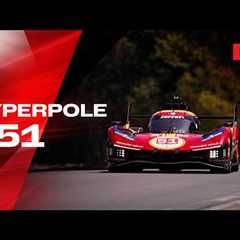 LIVE LE MANS 24 HYPERPOLE Onboard car #51 | Ferrari Hypercar