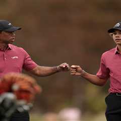 Tiger Woods’ son Charlie, 16, hits amazing HOLE-IN-ONE in junior tournament at one of world’s most..