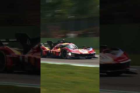The moment Car 51 and Car 83 got us started in Imola 👊🇮🇹#FerrariHypercar #Ferrari499P #WEC..