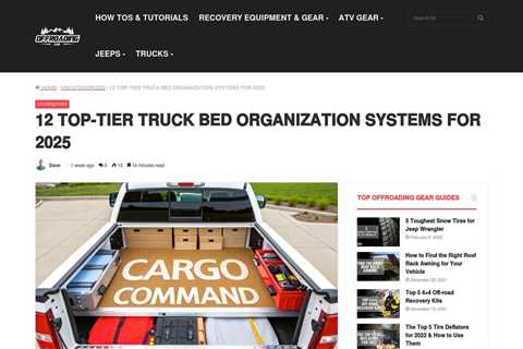 7 Genius Truck Bed Storage Ideas for Overlanders in 2025