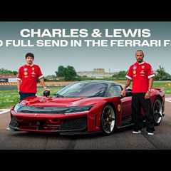 The fastest road car I’ve ever been in!” | Ferrari F80 track day with Charles and Lewis