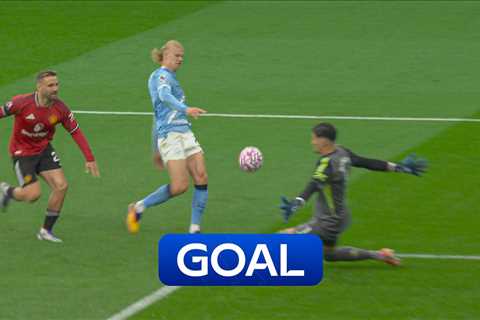 Haaland Scores Brace as City Beat United 3-0