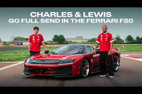 The fastest road car I’ve ever been in!” | Ferrari F80 track day with Charles and Lewis