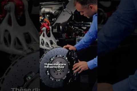 Can you guess how short the stopping distance is for a #FerrariF80 braking from 200 km/h?