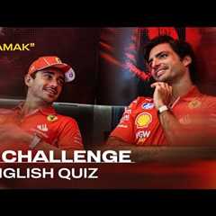 C² Challenge | The Singlish Quiz with Charles Leclerc & Carlos Sainz