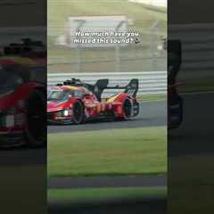 How we’ve missed the sound of racing 🏁#FerrariHypercar #Ferrari499P #WEC
