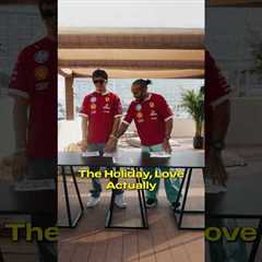 Charles and Lewis rank Christmas movies 🎬🎄 #F1 #F1Shorts