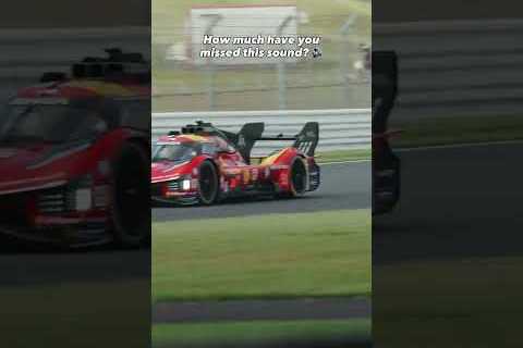 How we’ve missed the sound of racing 🏁#FerrariHypercar #Ferrari499P #WEC
