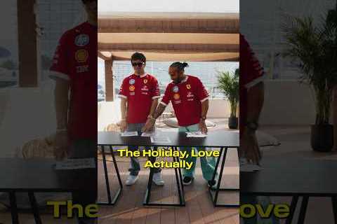 Charles and Lewis rank Christmas movies 🎬🎄 #F1 #F1Shorts