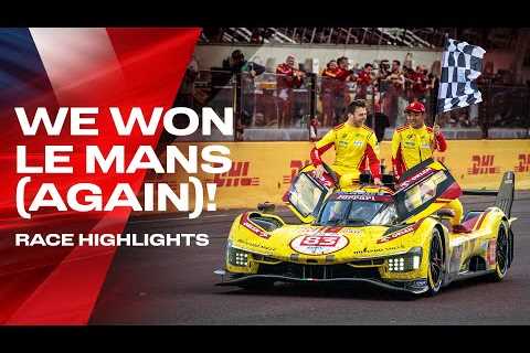 Ferrari Triumphs at Le Mans | Third Victory in a Row! | WEC Race Highlights