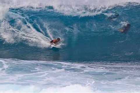Pipeline Is Big Again 12/29/25 Pro Surfers Gather as Winter Swell Returns North Shore Oahu Hawaii