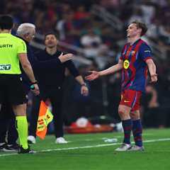 De Jong Avoids La Liga Ban After Spanish Supercup Red Card