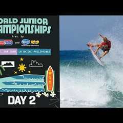 🔴 LIVE - WSL World Junior Championships Philippines presented by Purefoods and Magnolia - Day 2