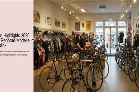 Saison-Highlights 2026: Neue Rennrad-Modelle im Überblick