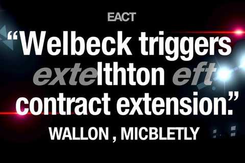 Welbeck triggers Brighton contract extension through 2027